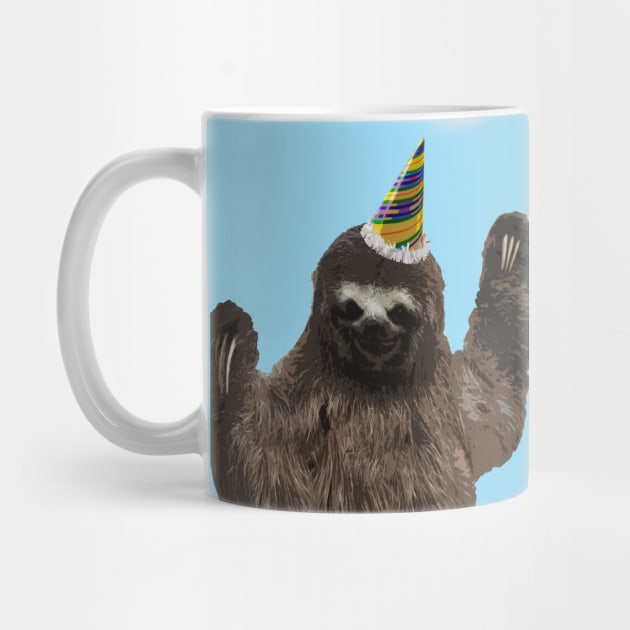 Party Sloth by hunnydoll